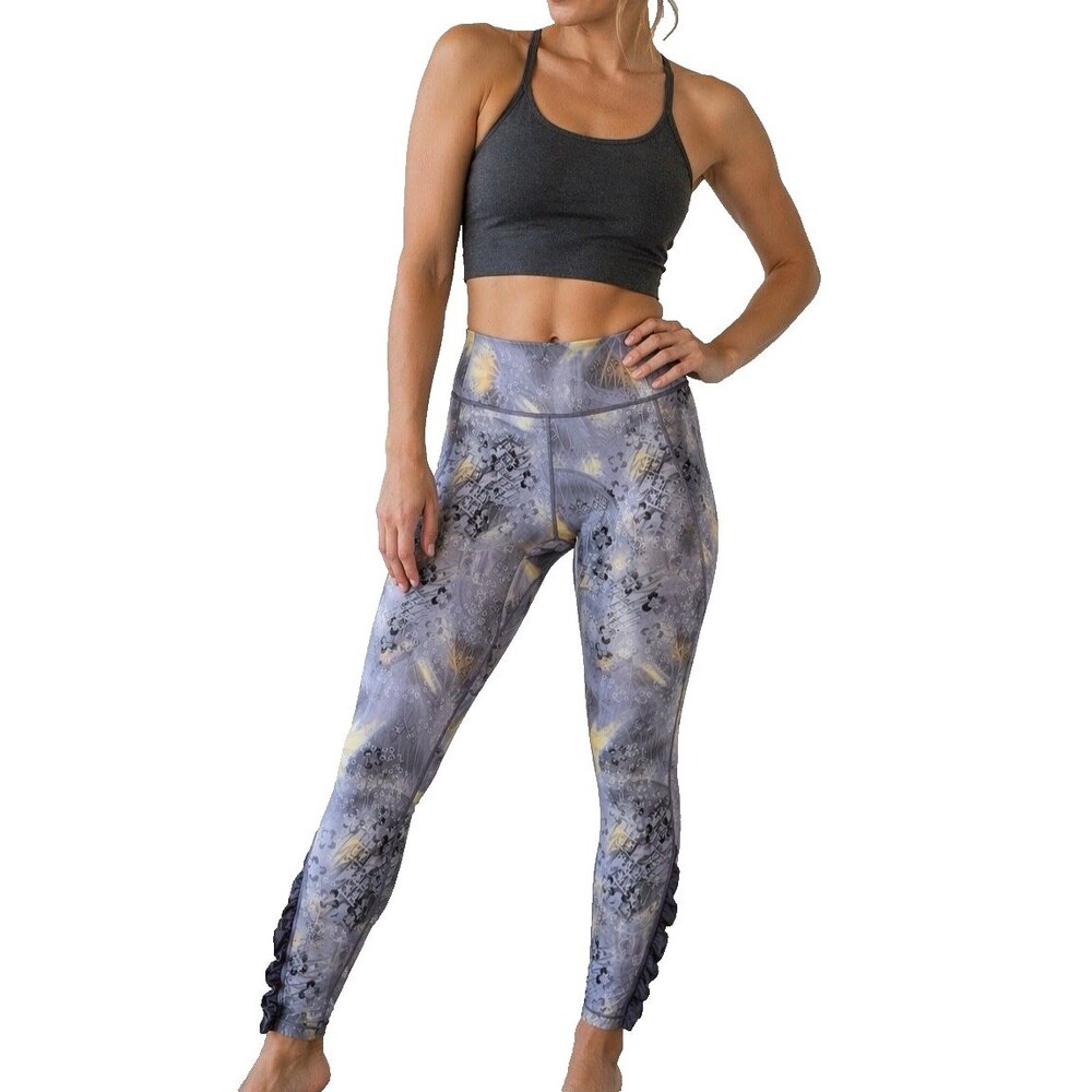 Calia By Carrie Underwood Leggings Size XL Urban Mosaic High Waist Ruched Floral